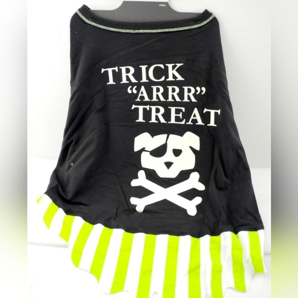 3/$20 Pirate Dog Costume - Black and White